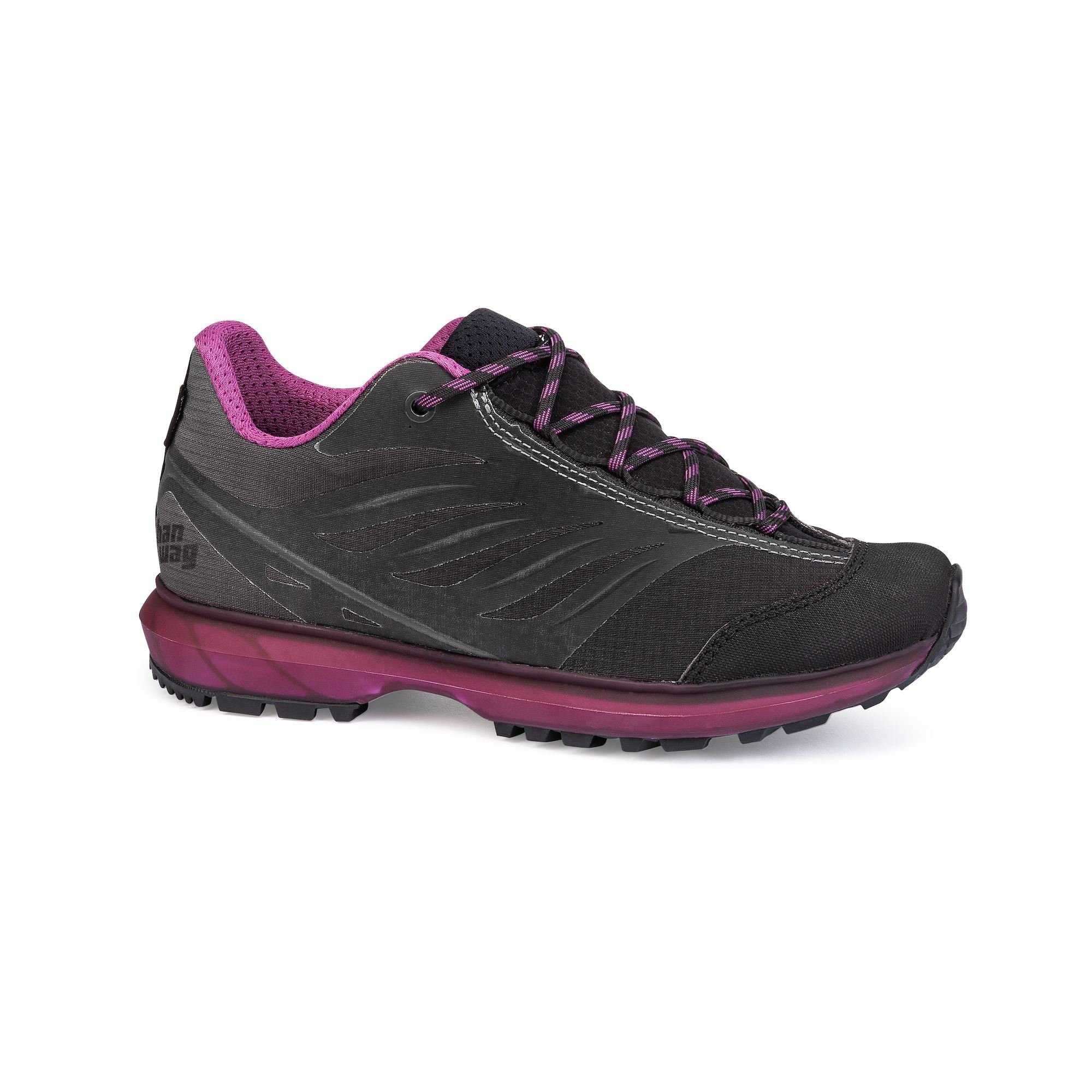 Hanwag Women's Evorado Low GTX Hiking Shoes Deep Grey/Purple ONPDK5419